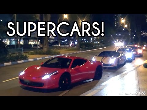 Loud Supercars Blasting Off!