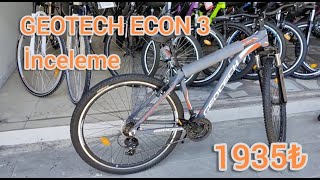 GEOTECH ECON 3 29 JANT (DELTA BİSİKLET) SİZLERE ÖZEL 1935 ₺