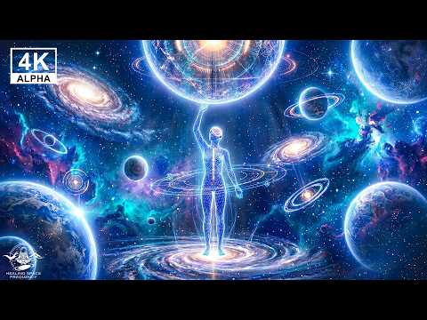 528Hz Cosmic Portal for Deep Sleep | Powerful Healing Energy for Deep Rest & Full Body Renewal
