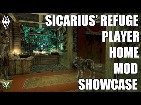Xbox Skyrim SE: SICARIUS' REFUGE Assassin Player Home Mod Showcase
