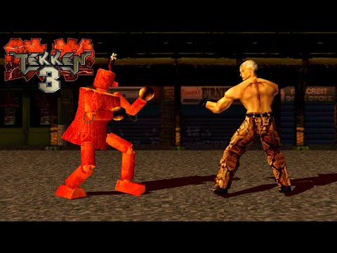 TEKKEN 3 - ARCADE MODE MOKUJIN GAMEPLAY WALKTHROUGH FULL GAME (PS5)
