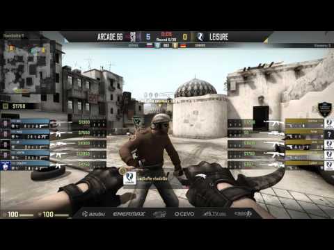RGN Pro Series EU Open Qualifiers Upper Bracket Finals   Arcade gg vs LeiSuRe bo3 Map 1 dust 2