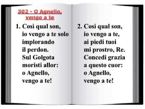 302 O Agnello, vengo a te - Innario Chiesa Cristiana Avventista del Settimo Giorno 2014