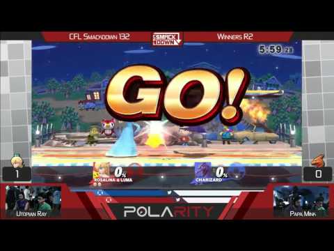 CFL Smackdown 132 WiiU - UtopianRay (Rosalina) vs Papa Mink (Charizard) - Winners R2