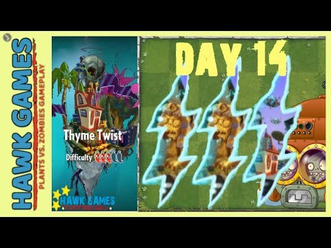 Plants vs Zombies 2 Thyme Twist World Day 14 (Player's Choice)