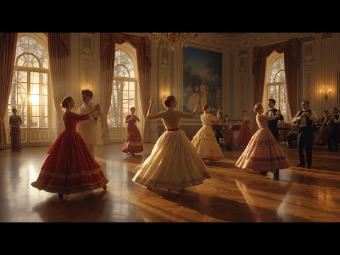 Elegant 19th Century Russian Imperial Waltz Ambience for Studying & Reading | 1.24 Hours