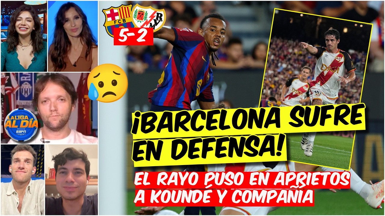 ALERTA. Barcelona SUFRE en DEFENSA. Goleó, pero RAYO VALLECANO hizo de LAS SUYAS | La Liga al Día