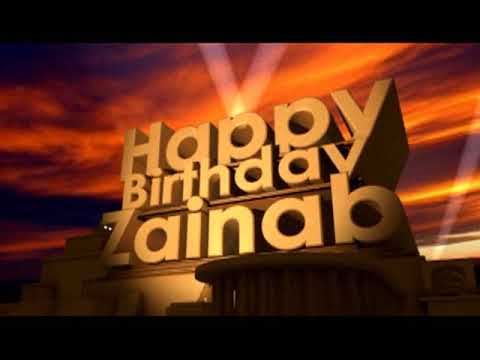 Happy Birthday Zainab