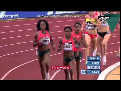 Genzebe Dibaba 1500m WR 3.50.07 Monaco 2015