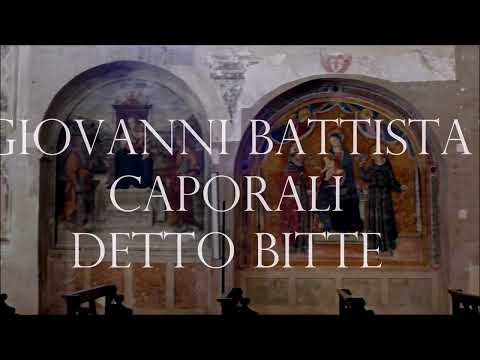 Giovanni Battista Caporali detto Bitte, Madonna della Cintola e Santi, sant'Agostino, Montefalco