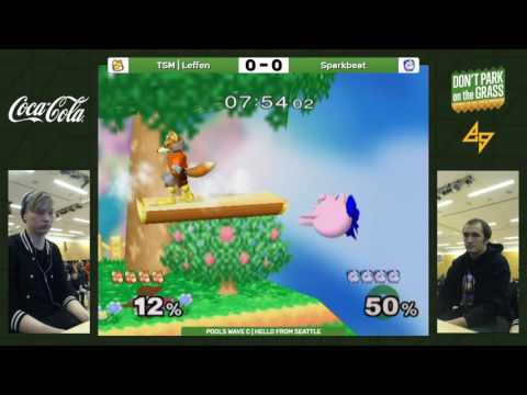 TSM RB | Leffen (Fox) vs. Sparkbeat (Puff) | SSBM Pools WQF | DPG