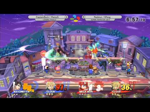 Super Famicon 2017 - Smash 4 Losers Finals - CaptainZack+MattyG vs Peabnut+RFang