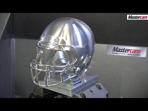 Mastercam 2024 | NFL Football Helm | Super Bowl LVIII