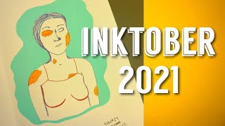 I MADE IT through #INKTOBER2021 #inktober #artchallenge #inkdrawings #happyhalloween