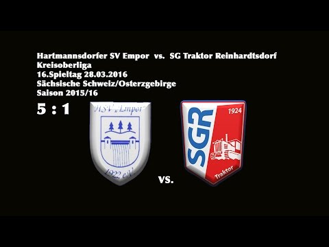 Kreisoberliga - (2015/16)/16.Spieltag / Hartmannsdorfer SV Empor - SG Traktor Reinhardtsdorf  5:1