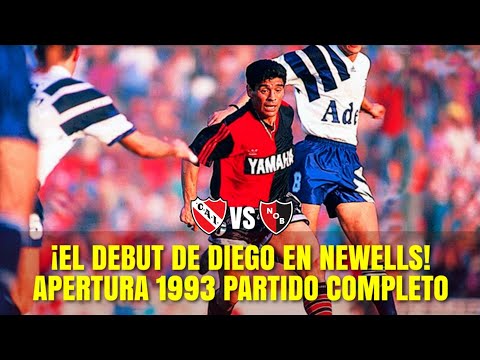 ¡La VUELTA de MARADONA! INDEPENDIENTE(3) VS NEWELLS(1) Apertura 1993 PARTIDO COMPLETO