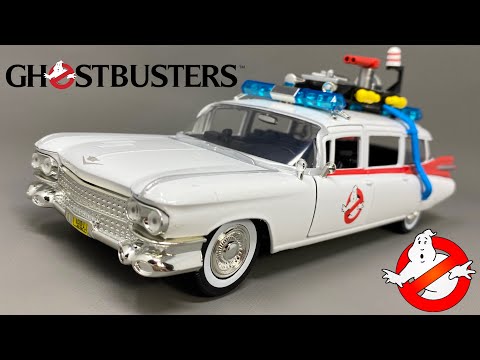 JADA Toys Ghostbusters ECTO-1 Diecast Vehicle Unboxing & Review