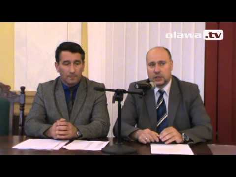 Konferencja prasowa w sprawie odwołania meczu przez klub MKS SCA Oława