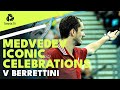 Daniil Medvedev ICONIC Celebrations ? | ATP Cup 2022 vs Berrettini