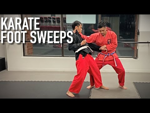 2 Simple Karate Foot Sweeps