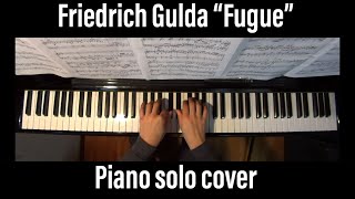 Friedrich Gulda Fugue piano solo cover Keith Emerson YAMAHA U3H