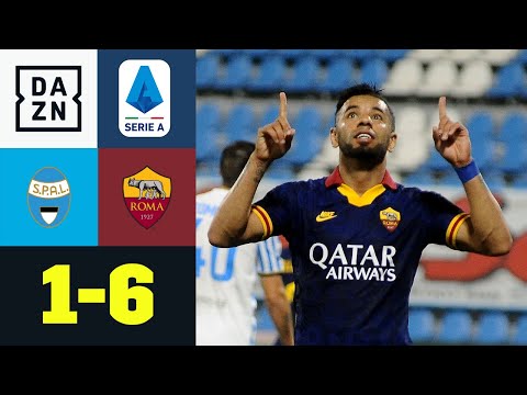 Römer Schützenfest: Bruno Peres & Co. auf Europa-Kurs! SPAL - AS Rom 1:6 | Serie A | DAZN Highlights