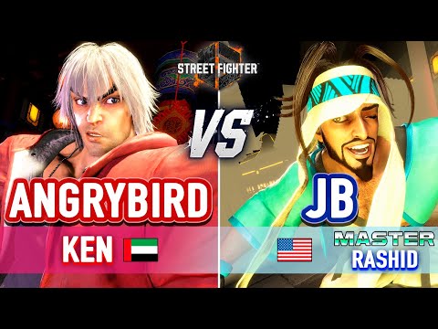 SF6 🔥 Angrybird (Ken) vs JB (Rashid) 🔥 SF6 High Level Gameplay