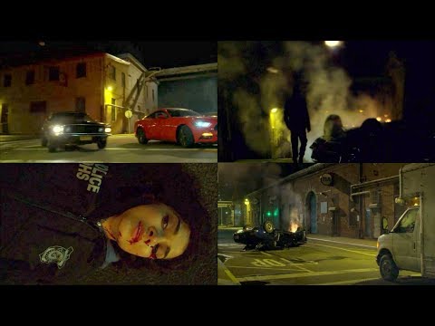 Persecución en auto - Punisher y la Agente Madani - THE PUNISHER