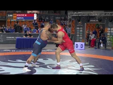1/4 GR - 130 kg: M. KOSCEVIC (CRO) v. R. SMITH (USA)