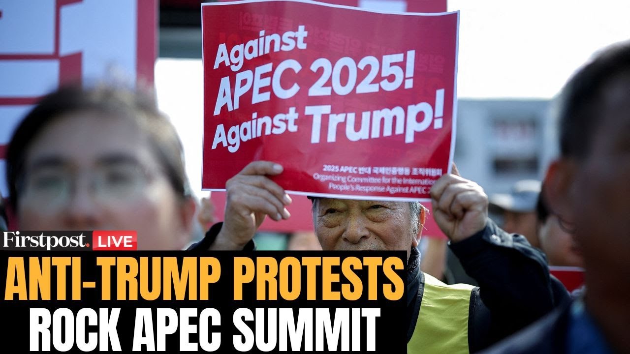 LIVE: South Korean Protesters Rally Against US President Donald Trump on Final Day of APEC Summit