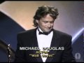 Michael Douglas Wins Best Actor: 60th Oscars (1988)