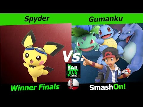 Smash On! 1 | Winner Finals | Gumanku (Pokemon Trainer) VS Spyder (Pichu)