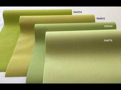 Плотные и прочные однотонные зеленые бумажные эко обои с однотонным декором 356945, имитация окрашенной стены - фото 2 - id-p1352006278