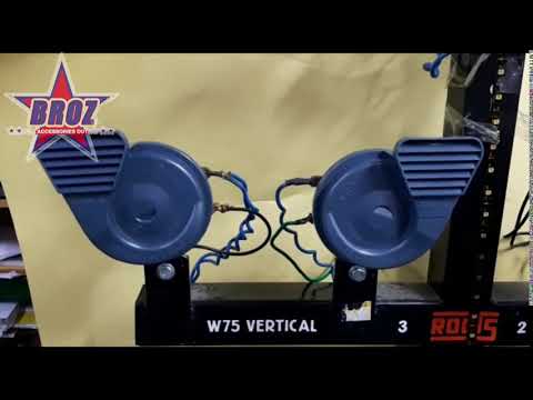 Broz Car Accessories - Bosch  Bosch EC12-C Strider Fanfare Horn Universal Car Horn Sound Test