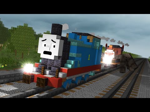 Choo-Choo Charles Chases Thomas in Minecraft Animation