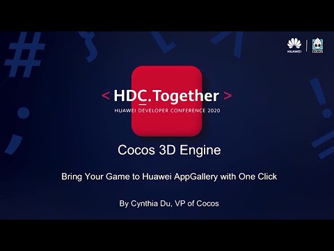 Bring Your Game to Huawei AppGallery With One Click - Cynthia Du, VP of Cocos | HDC 2020