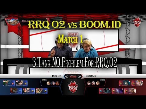 RRQ vs BOOM.ID- Match 1 |IEG 2018 - MLBB | Online Playoffs Day Four
