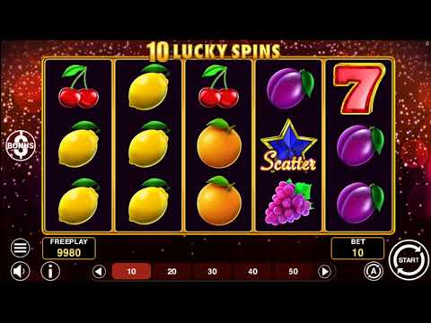 10 Lucky Spins – Video Gameplay