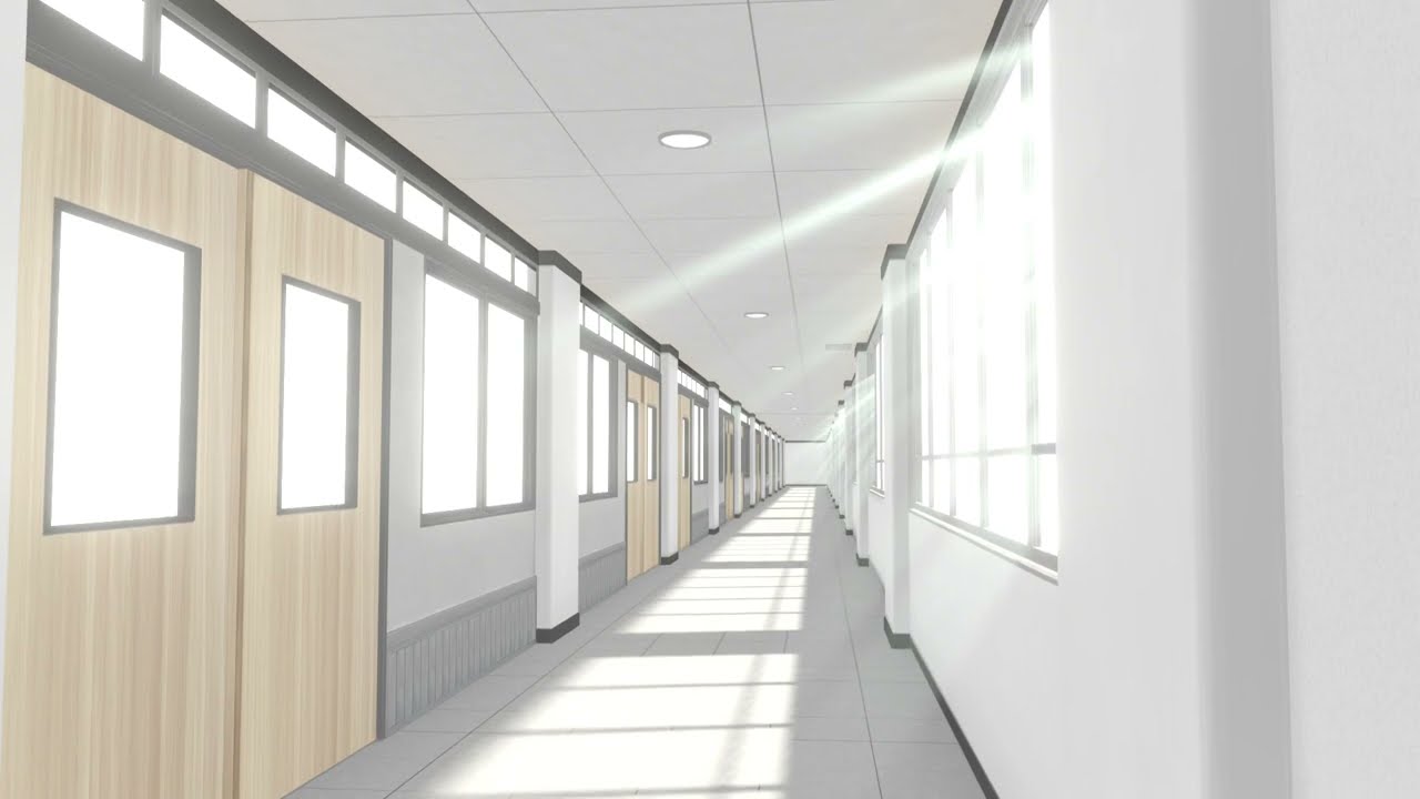 Anime Corridor 3D Model