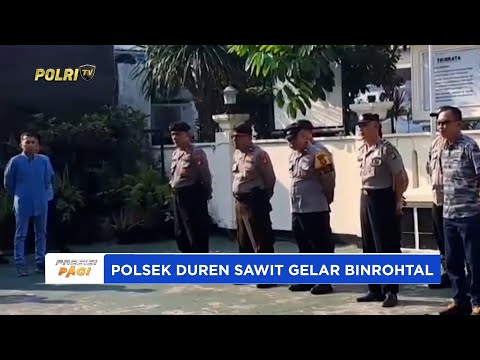 POLSEK DUREN SAWIT POLRES METRO JAKARTA TIMUR MELAKSANAKAN KEGIATAN BINROHTAL