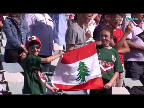 Lebanon National Anthem vs France (Rugby League)