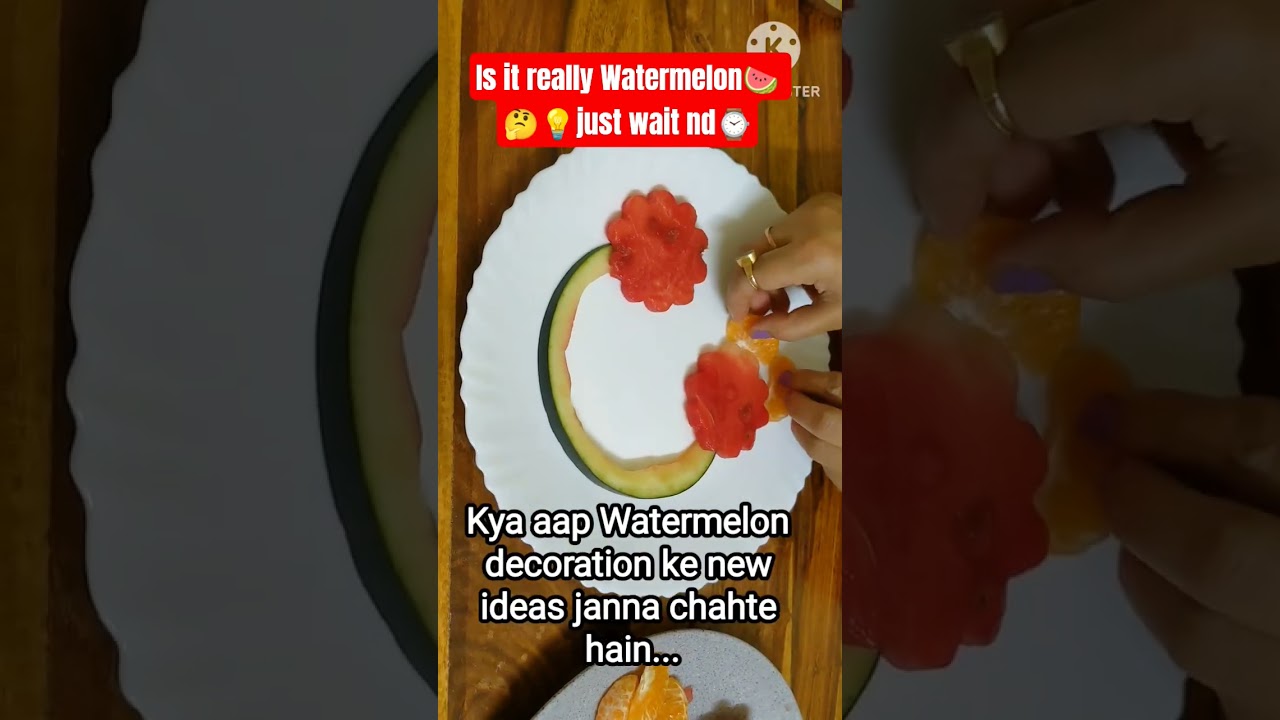 Easy Watermelon Tricks #Shorts #watermelon #food craft