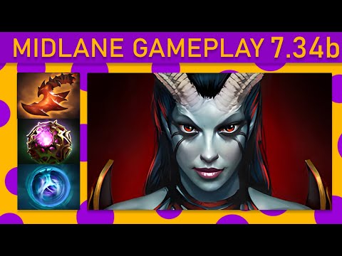 ⭐20+ Kills! bzm Queen of Pain Mid Gameplay - Dota 2 Top MMR
