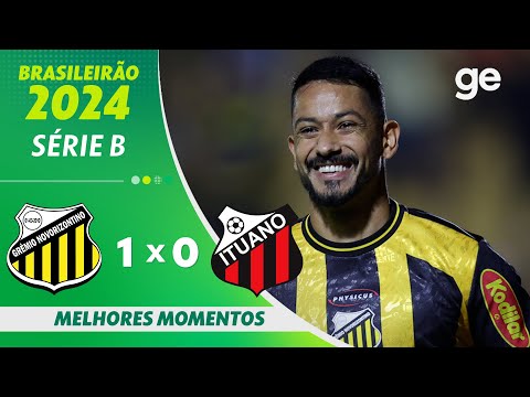 Gols e lances de Novorizontino x Ituano