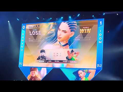 Street Fighter V Evo 2022 Grand Finals - Kawano vs Idom [L] (Audience Reaction)