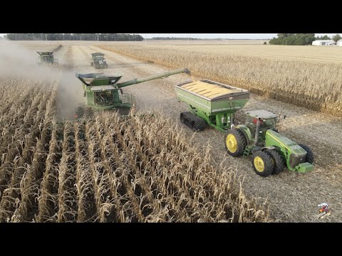Clinton County Indiana Corn Harvest