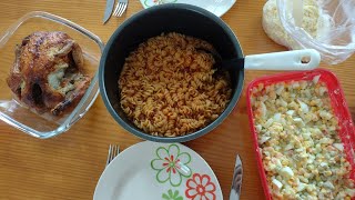 Almoço simples e fácil. Almoço de domingo muito fácil. Frango assado de padaria em casa.