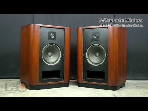 MITSUBISHI DIATONE MODEL 2S-305D - 2way Monitor Speakers