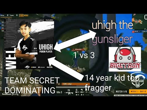 UHIGH 1 VS 3 AGAINST BTR PMPL MALAYSIA  TEAM SECRET DOMINANTION