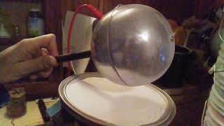 - observing moon like craters made with electrical discharges -